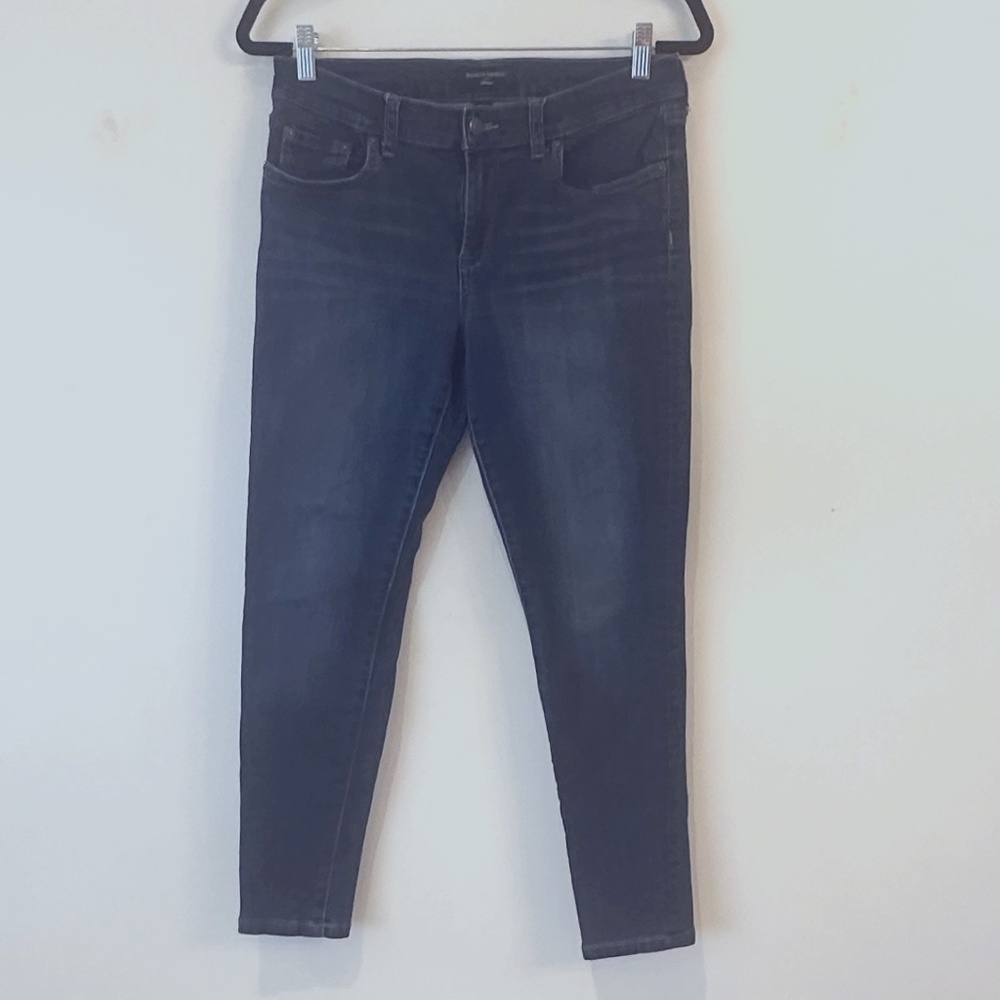 Banana Republic Factory Mid-Rise Dark Wash Skinny Jeans